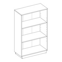 Whalen Trimble Bookcase ECOM-TR30BK Assembly Instructions Manual