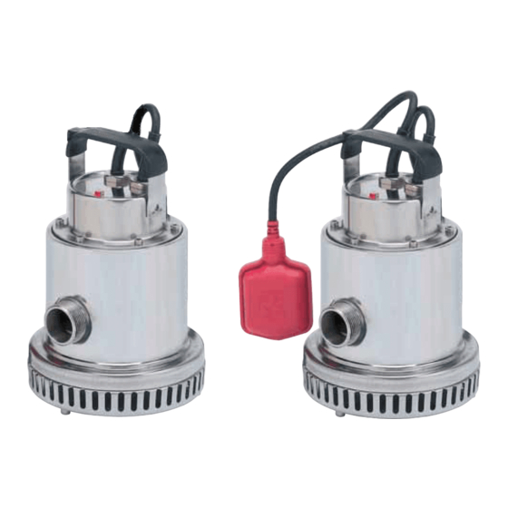 Pentair Jung Pumpen DRENOX DRENA-LINE 80/7 Instruction Manual