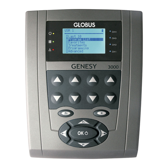 Globus GENESY 3000 Manual