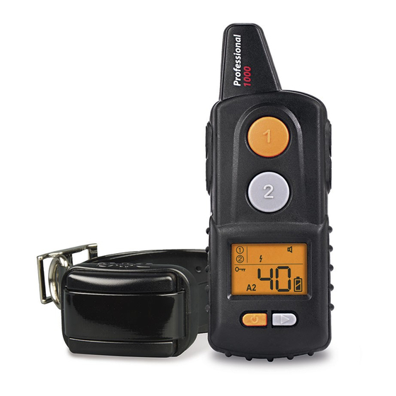 Dog trace d-control professional 1000 mini Manual