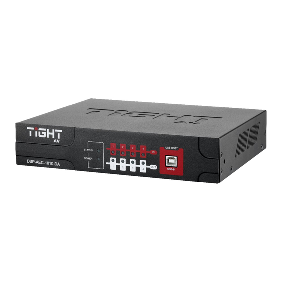 TiGHT AV DSP-AEC-1010-DA User Manual