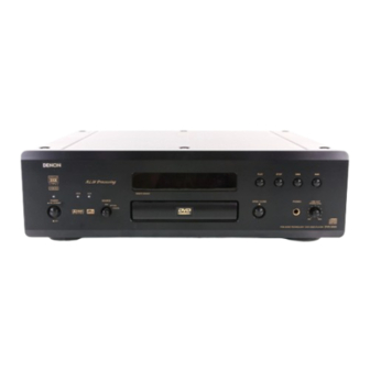 Denon DVD-5000 Service Manual