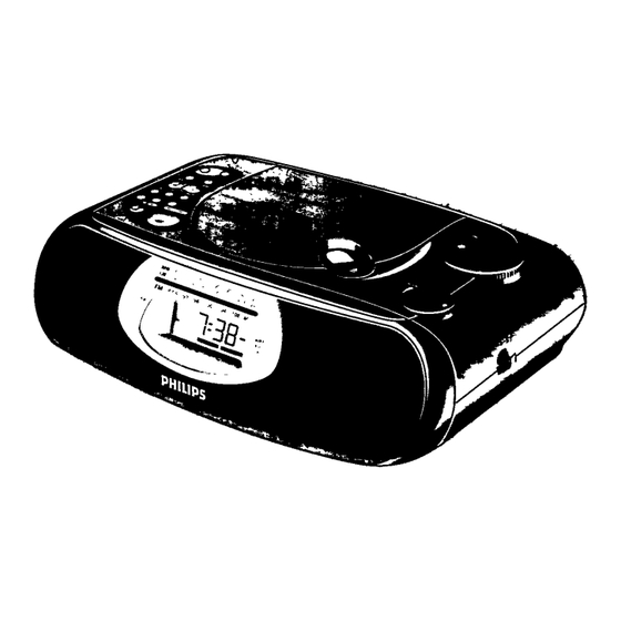 Philips AJ3925 - Cd Clock Radio Bedienungsanleitung