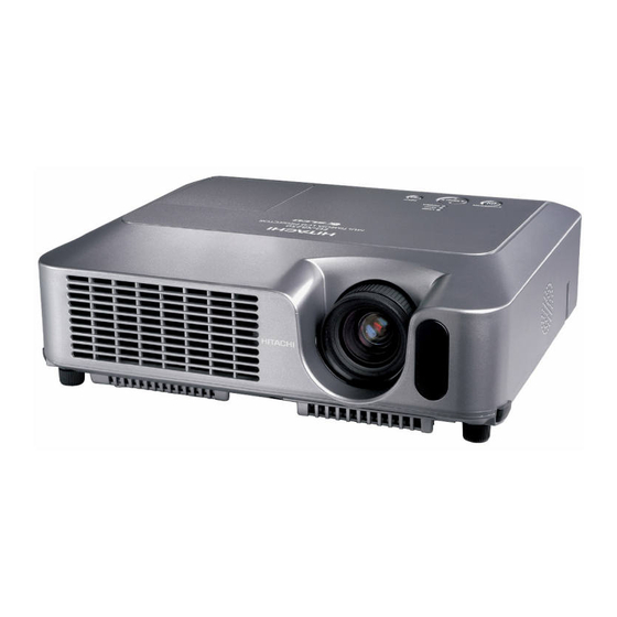 Hitachi ED-X8250 User Manual