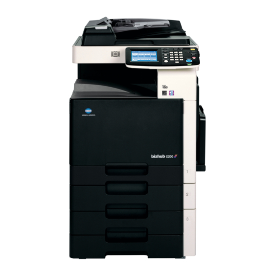 Konica Minolta bizhub C200 Network Administration Manual