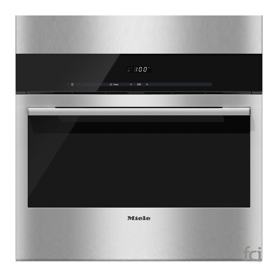 Miele DG 6100 Operating And Installation Instructions