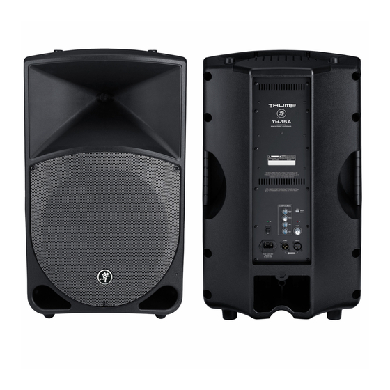 Thump th-15a Owner's Manual
