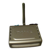 D-Link AirPlus XtremeG Ethernet-to-Wireless Bridge DWL-G810 Quick Installation Manual