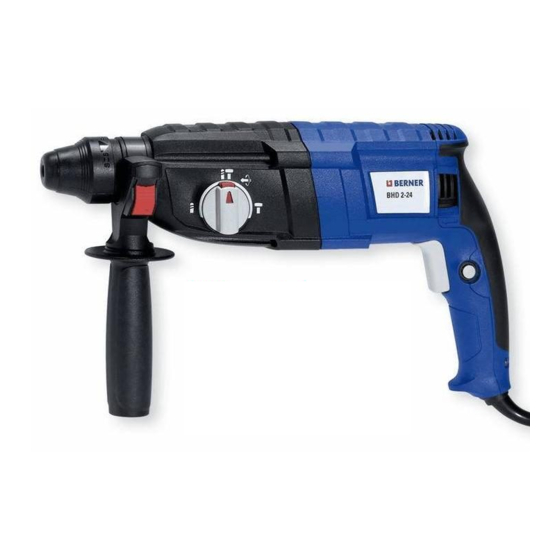Berner BHD-2/24 SDS+ Original Instructions Manual