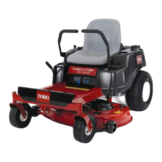 Toro TimeCutter ZS 5000TF Operator's Manual