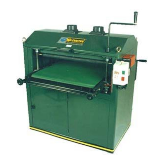 Craftex B2022 Owner's Manual