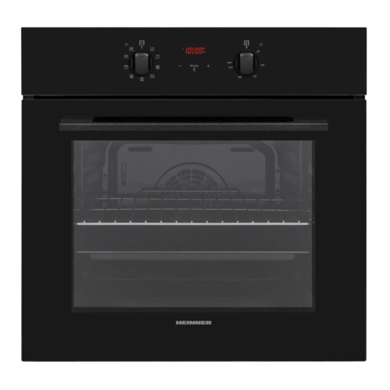 Heinner HBO-V659GCD-GBK Manual