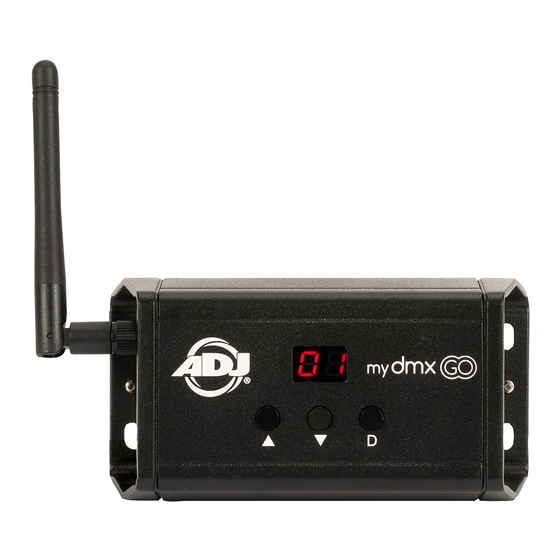 ADJ myDMX GO User Manual