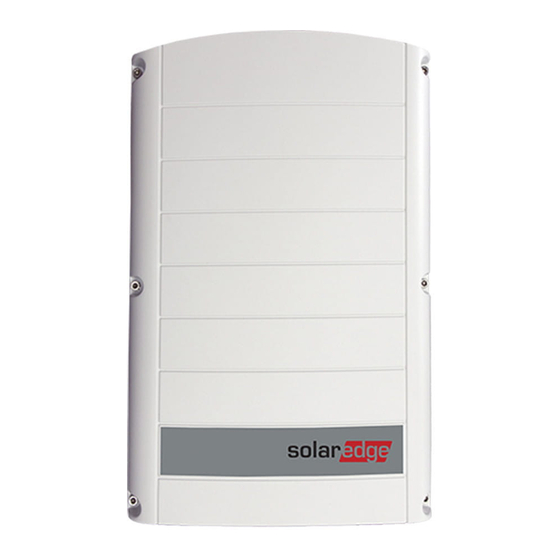 SolarEdge SE10K Installation Manual