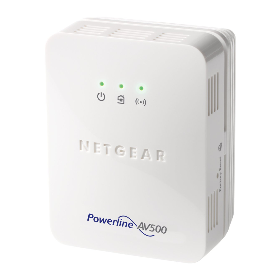 NETGEAR Powerline 500 (XWN5001) Manual