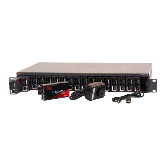 IMC Networks IE-PowerTray/18 Operation Manual
