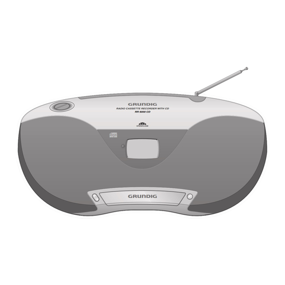 Grundig MASQ RRCD 9100 PLL User Manual