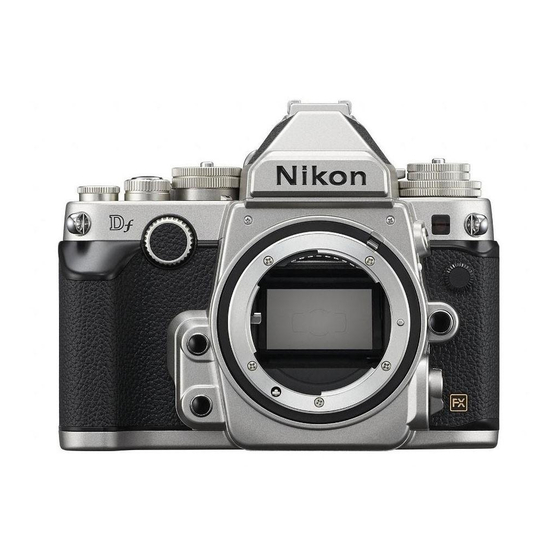 Nikon Df Manuals