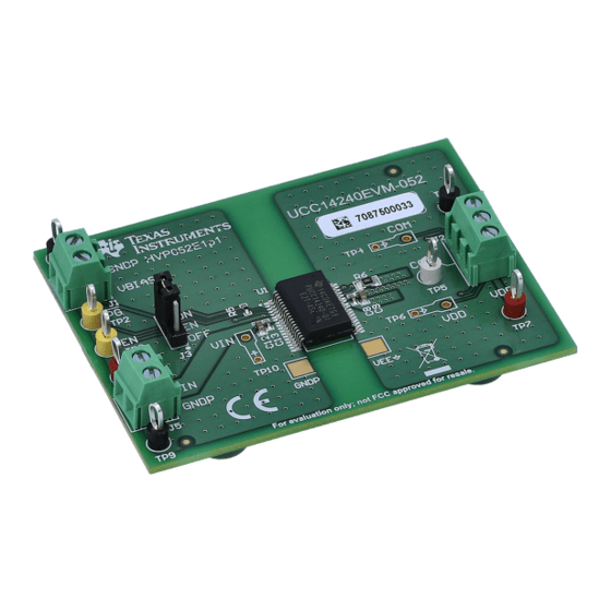 Texas Instruments UCC14240EVM-052 User Manual