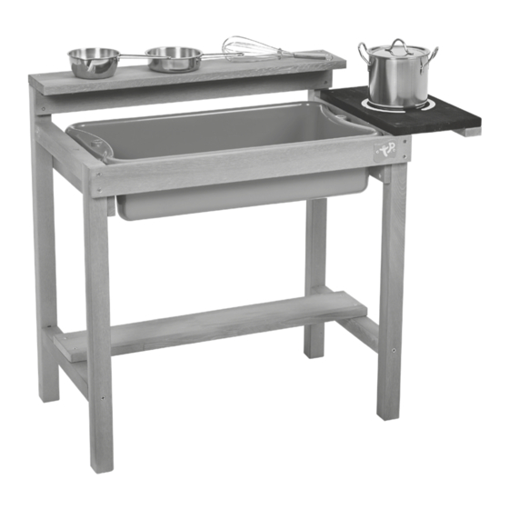 TP Toys Early Fun Mud Kitchen Instructions For Assembly, Maintenance And Safe Use