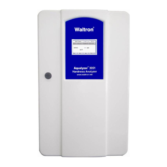 Waltron AQUALERT Aqualyzer 3051 Instruction Manual