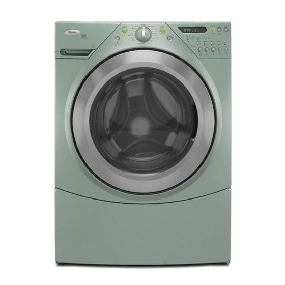 Whirlpool WFW9600TA - Duet Steam - 27in Front-Load Washer Use And Care Manual