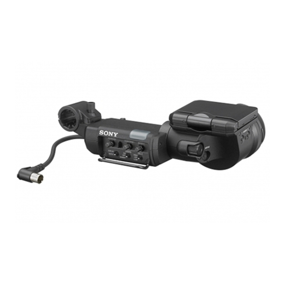 Sony HDVF-EL20 Operation Manual