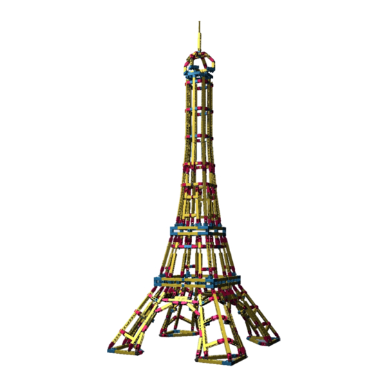 ENGINO Eiffel Tower Assembly Instructions Manual