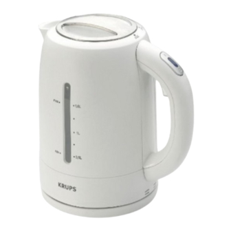 Krups AQUACONTROL FLF20134 Manual