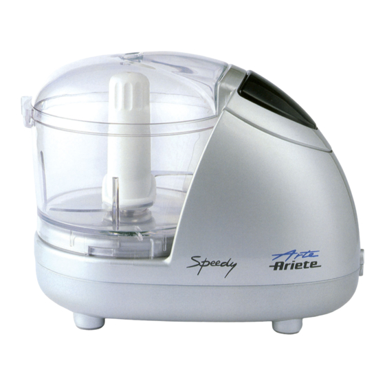 ARIETE Speedy 1819 Manual