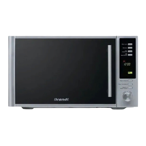 Brandt GEC2630B Instruction Manual