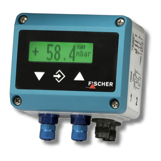 FISCHER DE46 R Series Operating Manual
