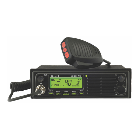 Albrecht AE 6491 ANC Manual