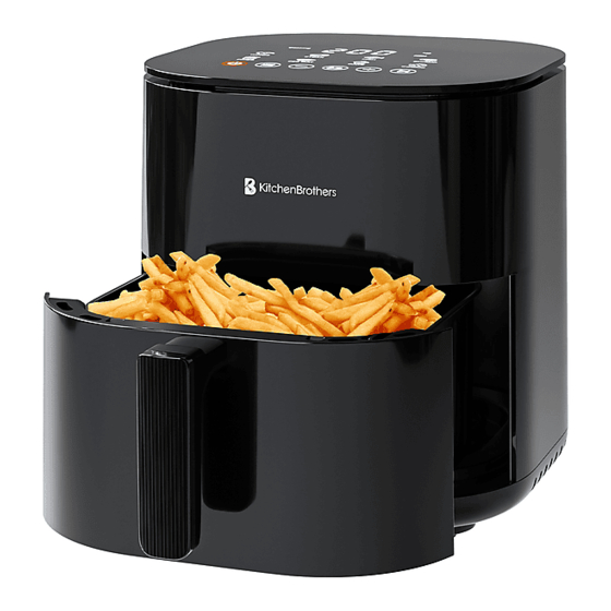 KitchenBrothers Airfryer XL KB1004084 Manuals