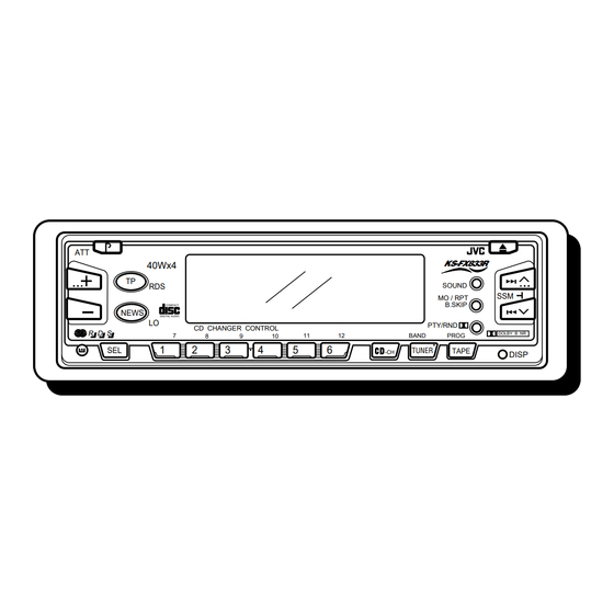 JVC KS-FX833R Instructions Manual