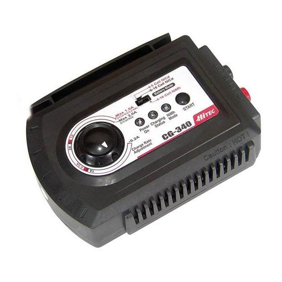 HITEC CG-340 Instruction Manual