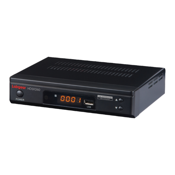 Labgear HDSR 260 Setup Manual