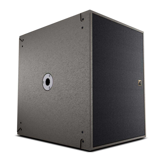 L-Acoustics SB18i Rigging Manual