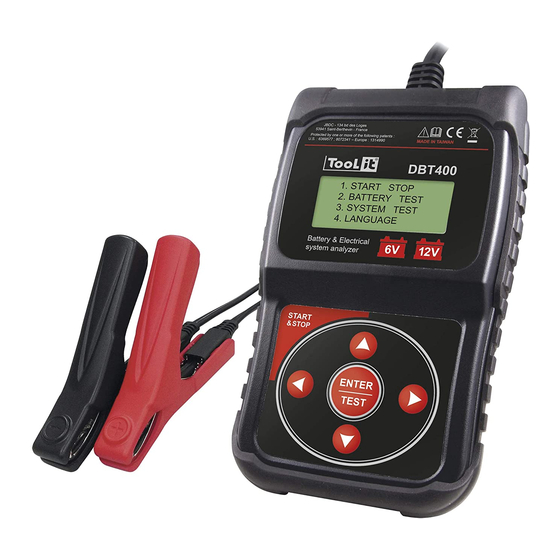 Tool it DBT400 Operating Instructions Manual