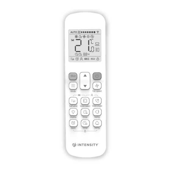 intensity RM12F Remote Control Manuals
