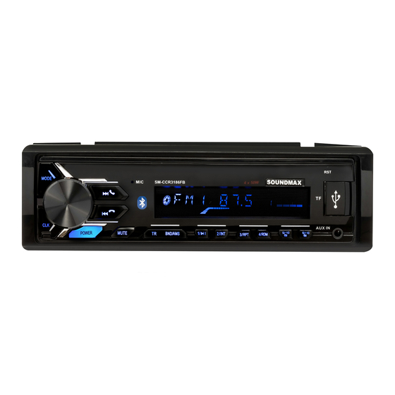 SoundMax SM-CCR3186FB Instruction Manual