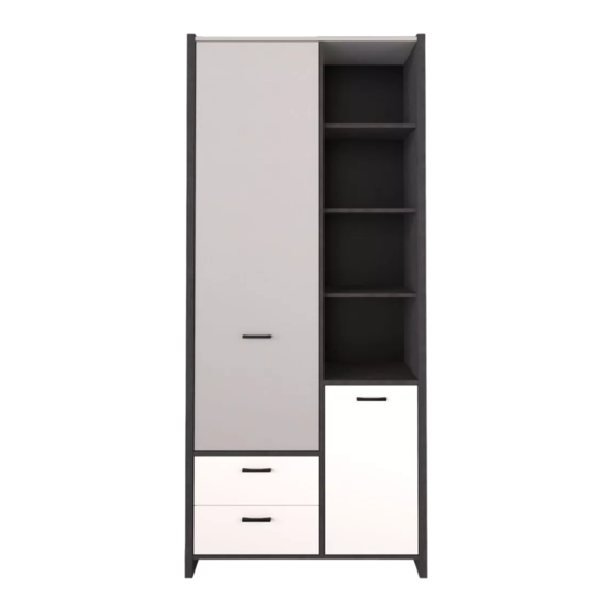 BLACK RED WHITE KRISTOFF B191-REG2D2S Assembly