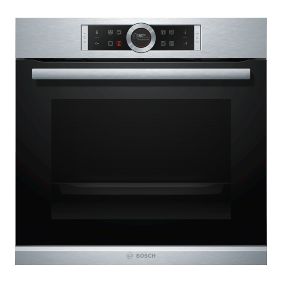 User Manuals: Bosch HBG655B 1 Series Built-in Oven