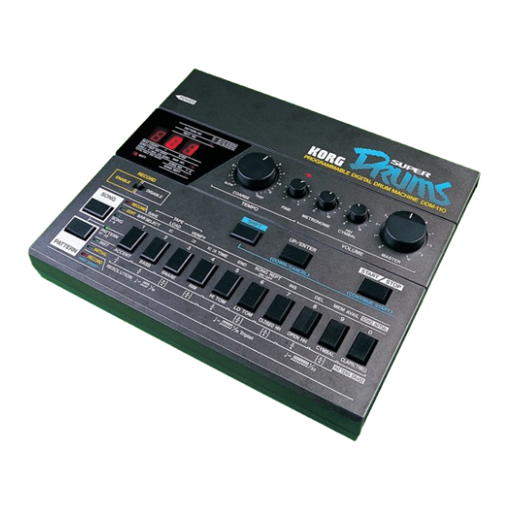 Korg DDM-110 Service Manual