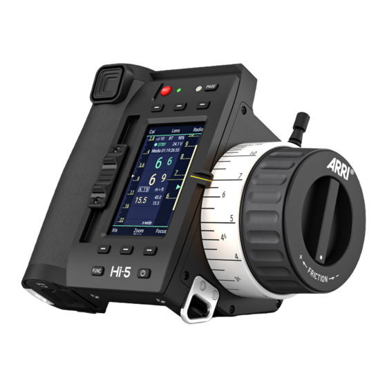 ARRI Hi-5 Operating Manual