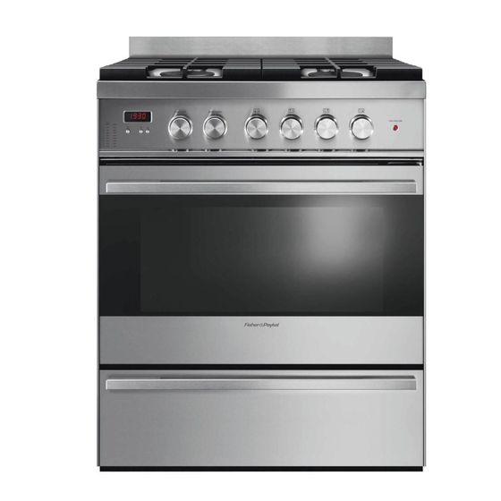 Fisher & Paykel OR30SDBMX User Manual