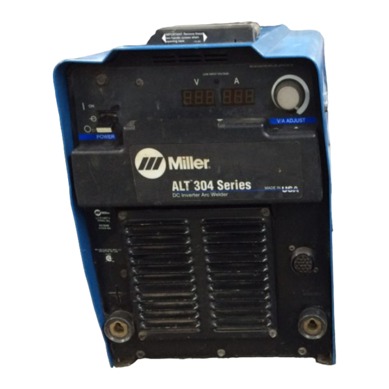 Miller ALT 304 Owner's Manual