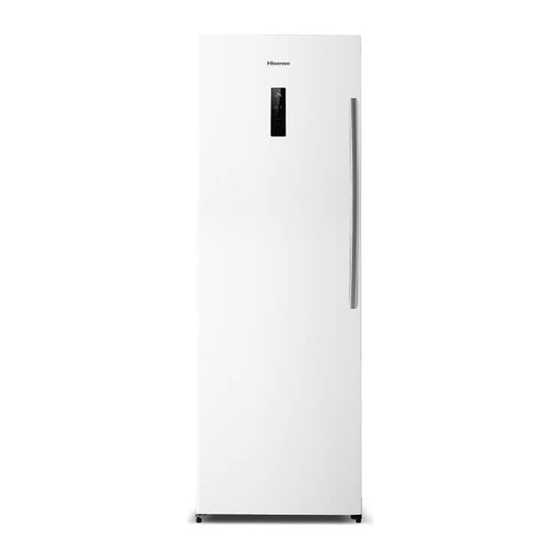 Hisense HR6VFF280SD Single Door Freezer Manuals
