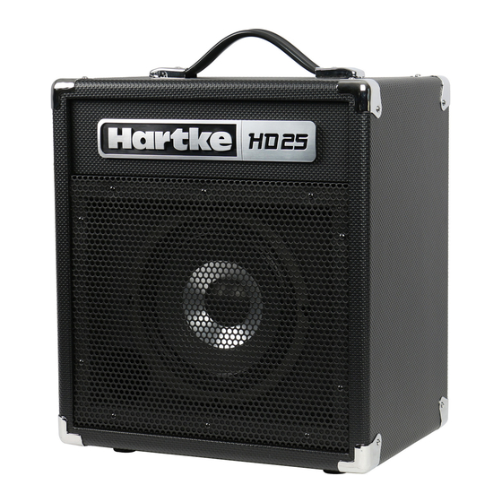 Hartke HD25 Owner's Manual