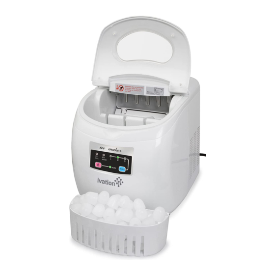 Ivation Portable Icemaker White User Manual